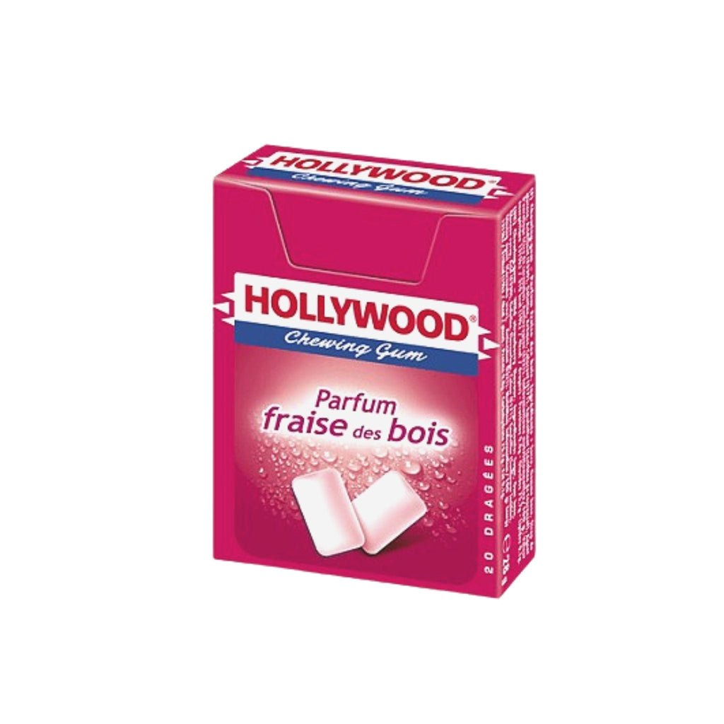 Chewing Gum Parfum Fraise des Bois Hollywood